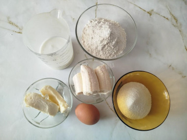 Банановые капкейки