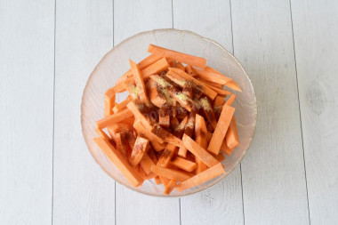 Батат фри в аэрогриле