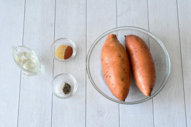 Батат фри в аэрогриле