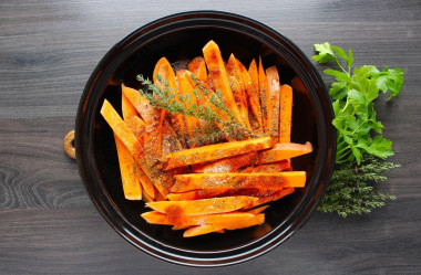 Батат в аэрогриле