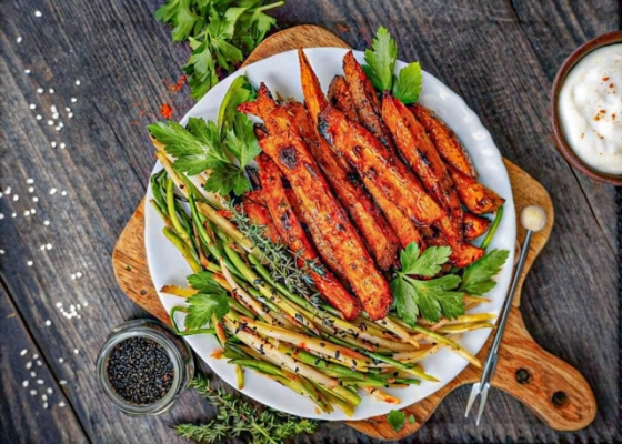 Батат в аэрогриле