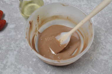 Букет из клубники в шоколаде