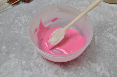 Букет из клубники в шоколаде