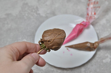 Букет из клубники в шоколаде