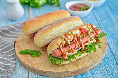 Булочки для хот догов в домашних условиях