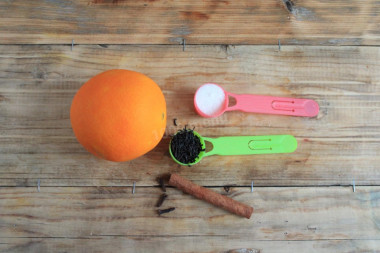 Чай с апельсином