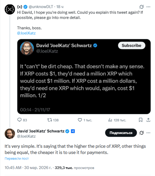 Дэвид Швар прокомментировал своё высказывание за 2017 год