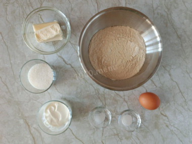 Домашние коржики на сметане