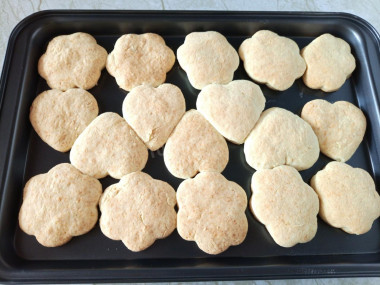 Домашние коржики на сметане