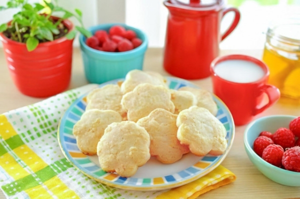 Домашние коржики на сметане