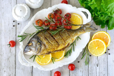 Дорадо в аэрогриле