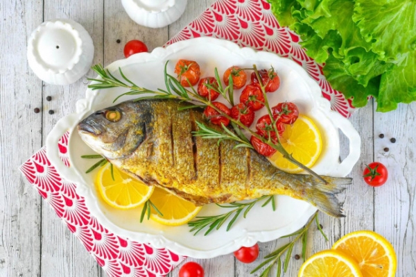 Дорадо в аэрогриле