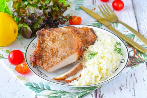 Эскалоп в аэрогриле из свинины