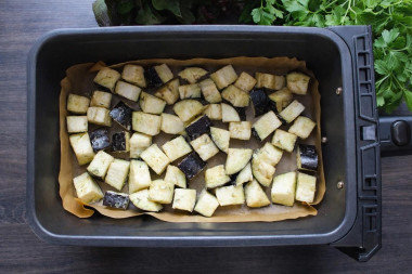 Хрустящие баклажаны в аэрогриле