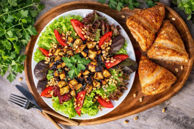 Хрустящие баклажаны в аэрогриле