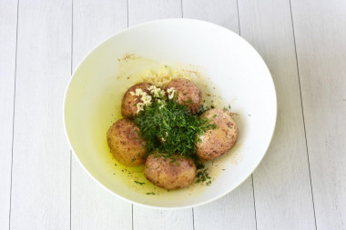 Картофель запеченный в аэрогриле