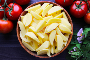 Картошка с мясом в афганском казане