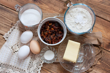 Классический кекс в духовке