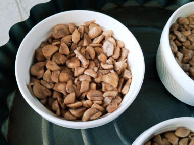 Классический жульен с курицей и шампиньонами