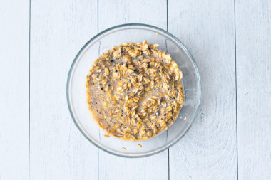 Котлеты с овсяными хлопьями и фаршем