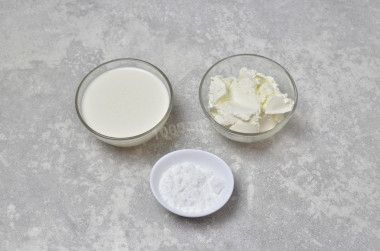 Крем чиз для торта на сливках с творожным сыром