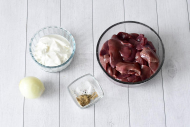 Куриная печень в аэрогриле