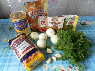 Лобио из красной фасоли по-грузински классический