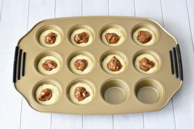 Маффины с вареной сгущенкой