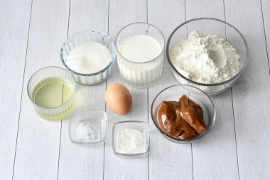 Маффины с вареной сгущенкой