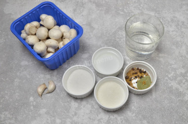 Маринованные шампиньоны вкусные домашние