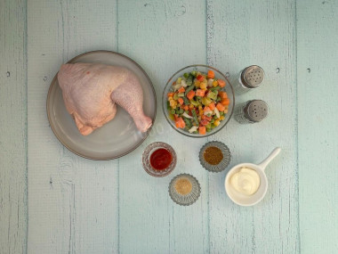 Мексиканская смесь с курицей