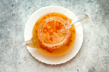 Облепиховый чай с имбирем