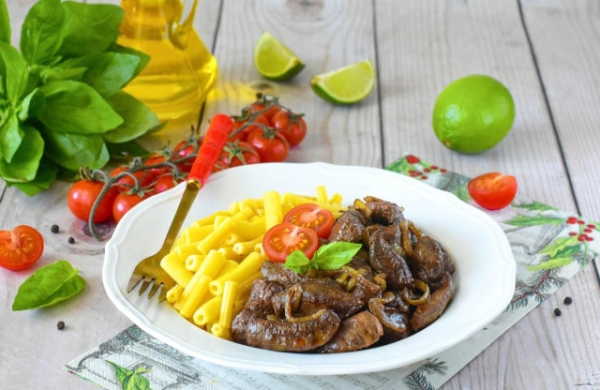 Печень говяжья в аэрогриле