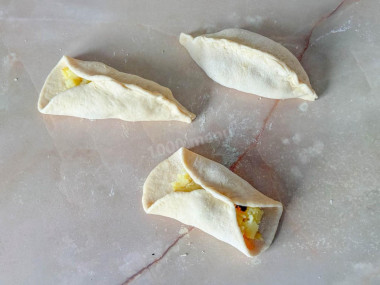 Пирожки на простокваше жареные