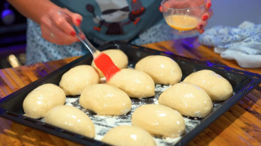 Пирожки с капустой мясом в духовке