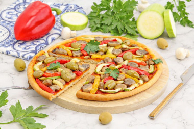 Постная пицца