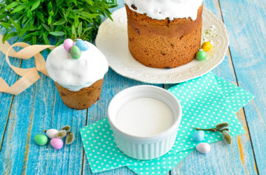 Сахарная глазурь с желатином для кулича не липнет