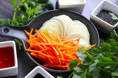 Салат из китайских древесных грибов