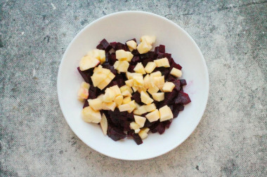 Салат из свеклы без майонеза