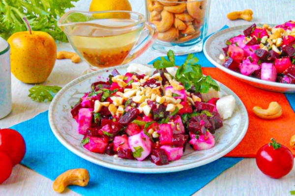 Салат из свеклы без майонеза