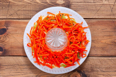 Салат Малахитовый браслет с киви