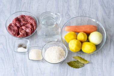 Суп с фрикадельками классический