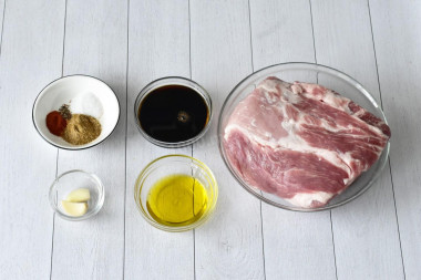 Свиная шея в аэрогриле