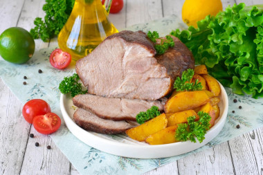 Свиная шея в аэрогриле