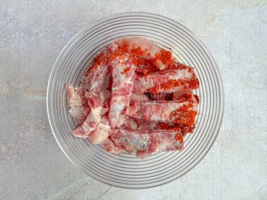 Свинина с медом и соевым соусом