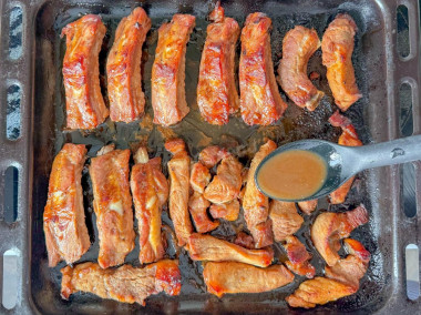 Свинина с медом и соевым соусом