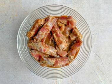 Свинина с медом и соевым соусом