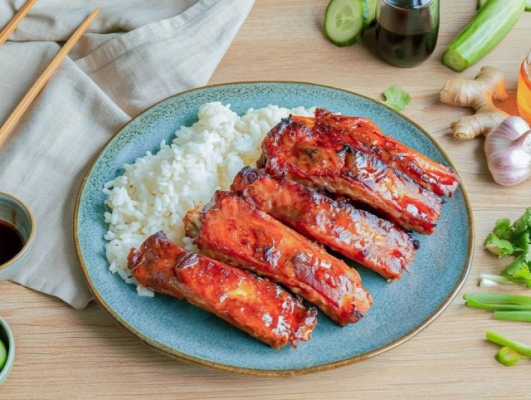 Свинина с медом и соевым соусом