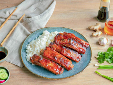 Свинина с медом и соевым соусом