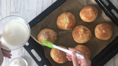 Творожные булочки в духовке без дрожжей